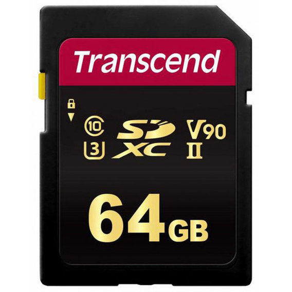 Карта памяти Transcend 64GB SDXC Class 10 UHS-II U3 V90 (TS64GSDC700S)