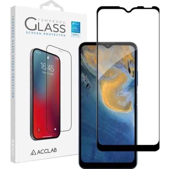 Аксессуар для смартфона ACCLAB Tempered Glass Full Glue Black for ZTE Blade A51