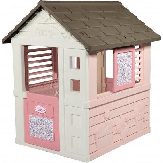 Игровой домик Smoby Corolle Garden House с раздвижными ставнями Розовый (810720)
