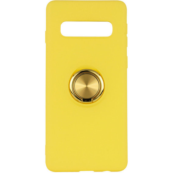 Аксессуар для смартфона Mobile Case Summer ColorRing Magnetic Holder Yellow for Samsung G975 Galaxy S10+