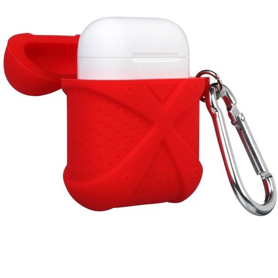 Чехол для наушников Becover Case X-Men I-Smile with Belt Red IPH1443 (702339) for Apple AirPods