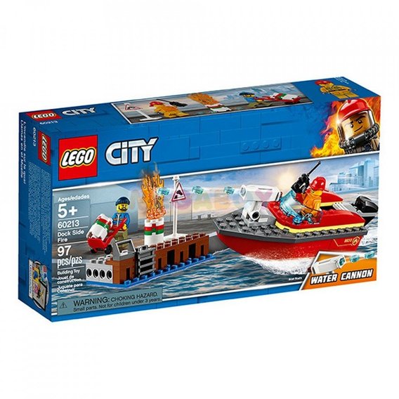 Конструктор LEGO City Пожар в порту (60213)