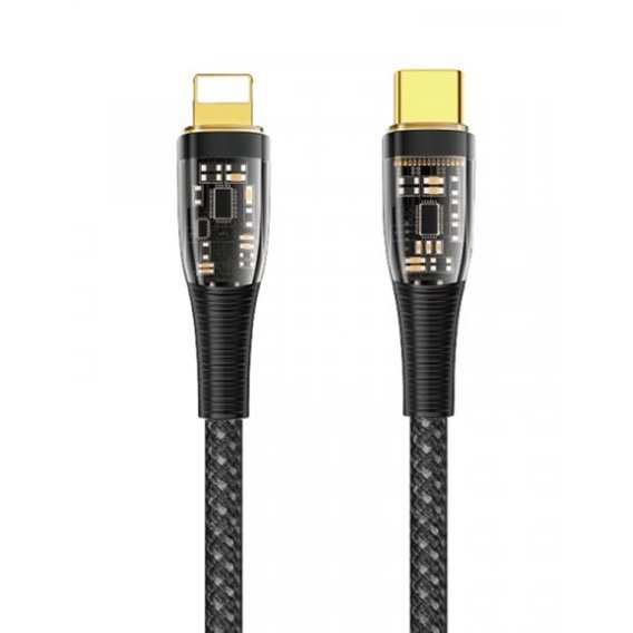 Кабель WIWU Data Cable Series USB-C to Lightning 20W 1.2m Black (TM01)