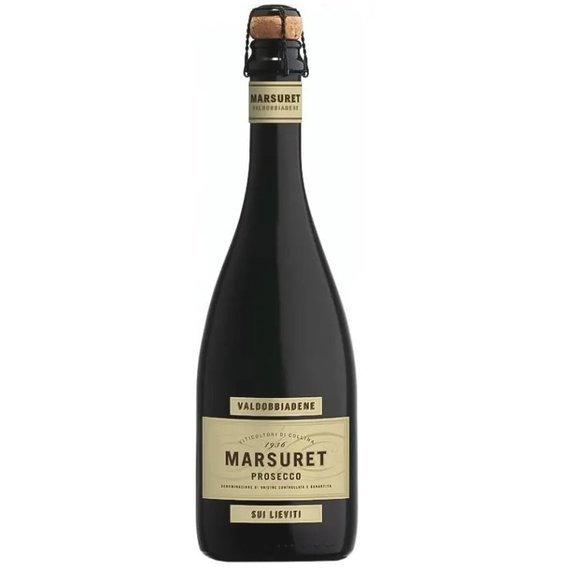 Игристое вино Marsuret Prosecco Sui Lieviti Valdobbiadene Superiore DOCG Brut Nature белое брют 12% 0.75 (WHS8052439180701)
