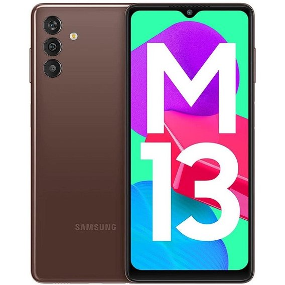 Смартфон Samsung Galaxy M13 4/64Gb Stardust Brown M135
