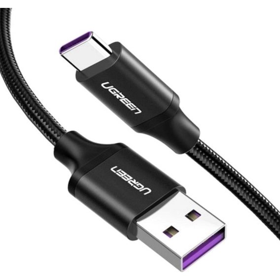 Кабель Ugreen USB Cable to USB-C 2m Black (20884)