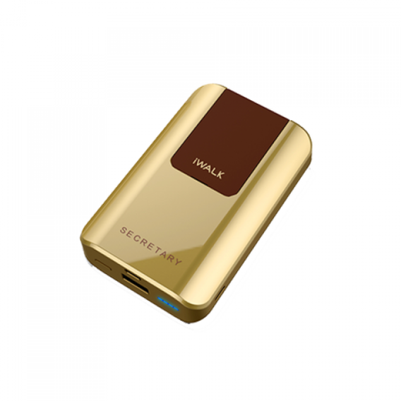Внешний аккумулятор iWALK Power Bank Secretary 10000mAh Lightning/microUSB Gold