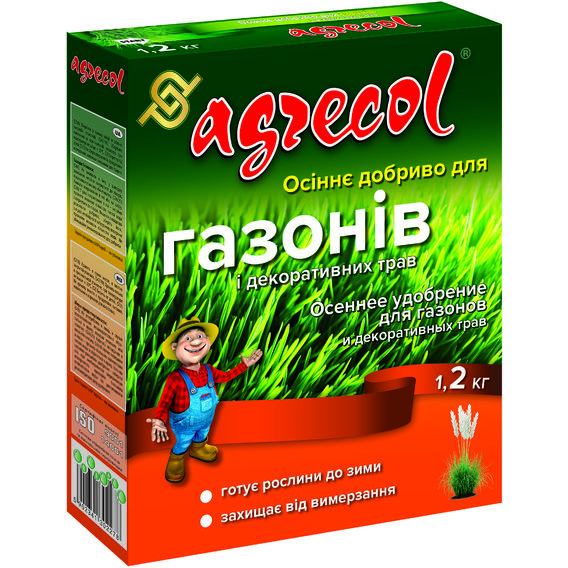 Удобрение Agrecol осеннее для газонов, 1.2кг (30227)