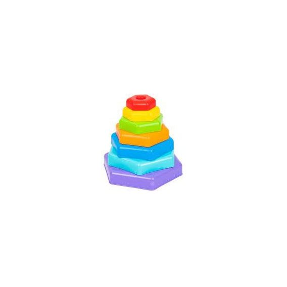 Игрушка развивающая Tigres Радужная пирамидка 39354