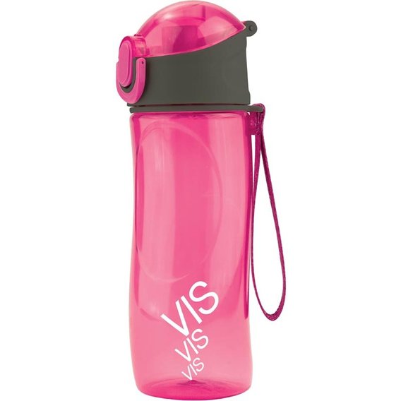Бутылочка для воды Kite Время и Стекло, 530 мл, розовая, VIS19-400-02