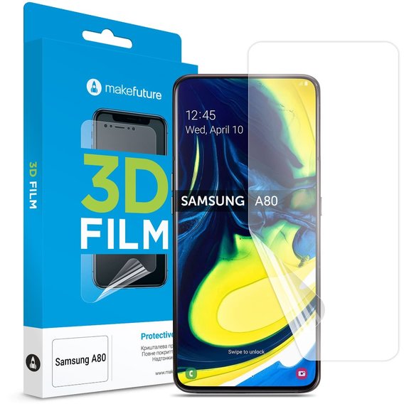 Аксессуар для смартфона MakeFuture Screen Protector 3D (MGFU-SA805) for Samsung A805 Galaxy A80