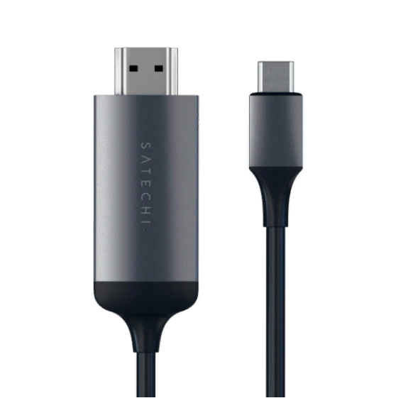 Кабель Satechi Cable USB-C to HDMI 4K 1.8m Space Grey (ST-CHDMIM)