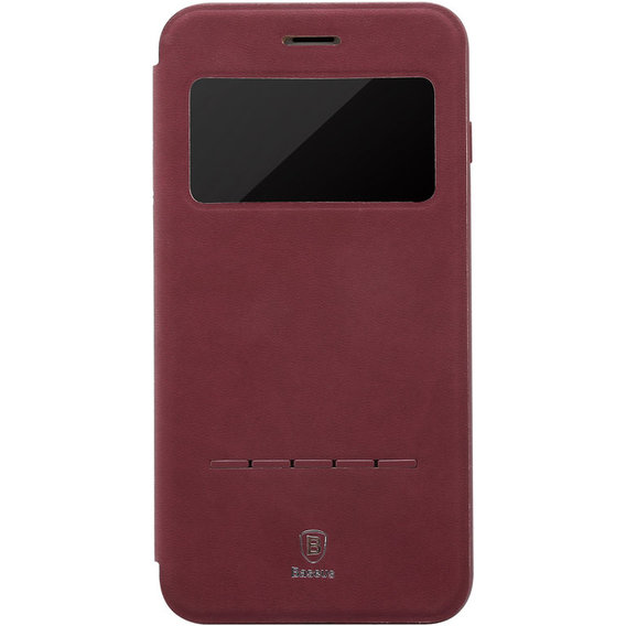 Аксессуар для iPhone Baseus Simple Flip Wine Red (LTAPIPH7P-SM09) for iPhone 8 Plus/iPhone 7 Plus