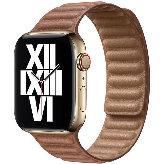 Аксессуар для Watch Apple Leather Link Saddle Brown Size M/L (MY9J2) for Apple Watch 42/44mm