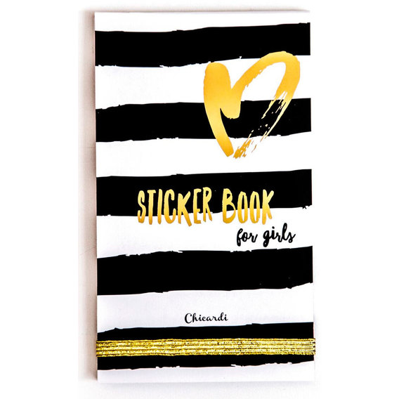Книга с наклейками Chicardi Sticker book for girls (30 листов)