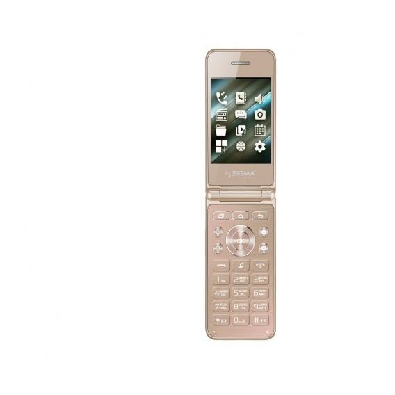 Мобильный телефон Sigma mobile X-style 28 Flip Gold (UA UCRF)