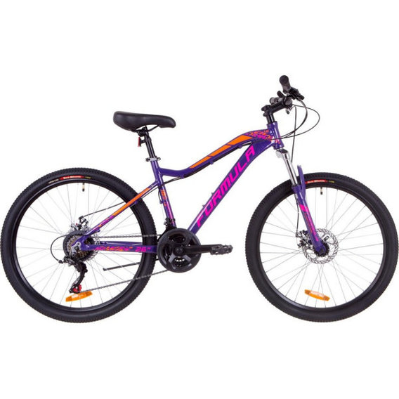 Велосипед Formula MYSTIQUE 1.0 DD 26" 2019 фиолетово-оранжевый (OPS-FR-26-258)