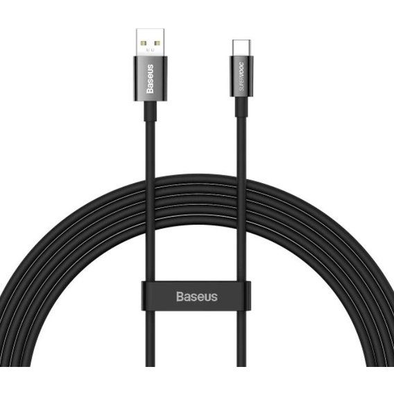 Кабель Baseus USB Cable to USB-C Superior Series Fast Charging Data 65W 2m Black (CAYS001001)