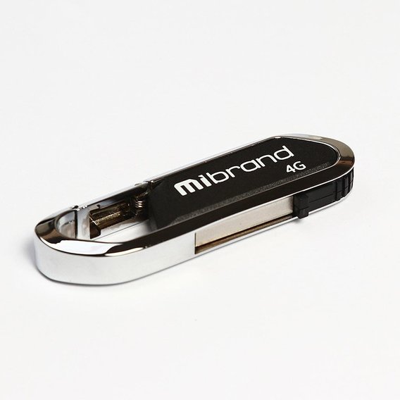 USB-флешка Mibrand 4GB Aligator Black USB 2.0 (MI2.0/AL4U7B)