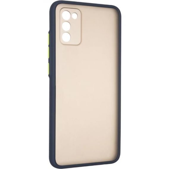 Аксессуар для смартфона Gelius Mat Case New with Bumper Blue for Samsung A025 Galaxy A02s/M025 Galaxy M02s