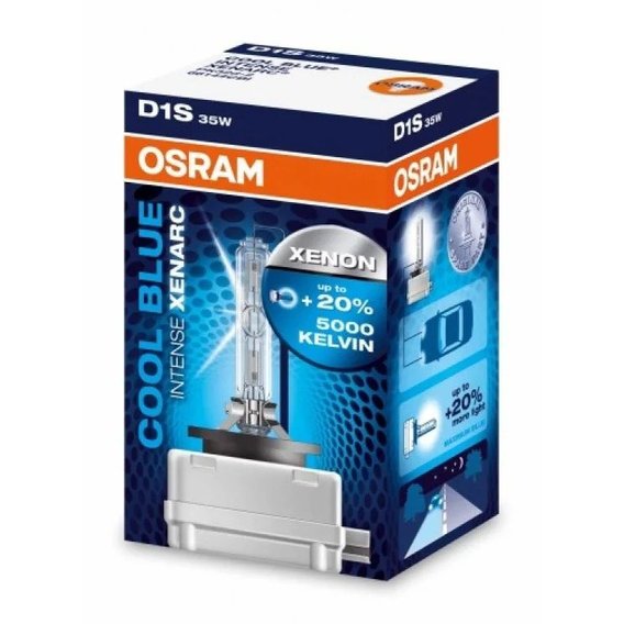 Лампа ксеноновая Osram D1S 66140CBI Cool Blue Intense +20