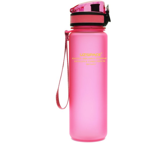 Бутылка для воды UZspace Frosted 500мл, Розовый (3026)
