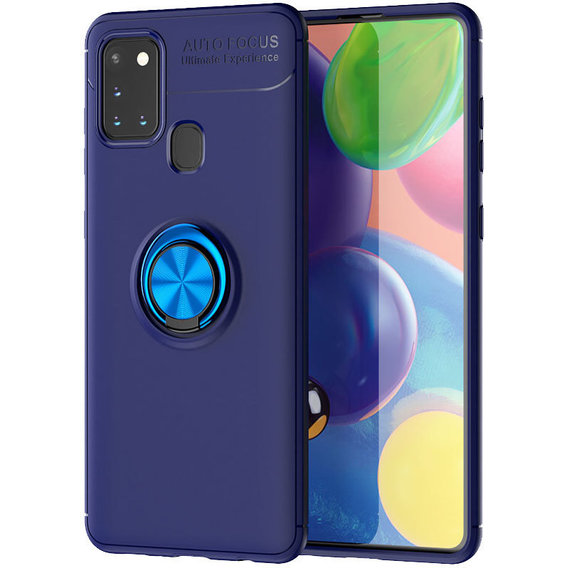 Аксессуар для смартфона TPU Case TPU PC Deen ColorRing Magnetic Holder Blue for Samsung A217 Galaxy A21s