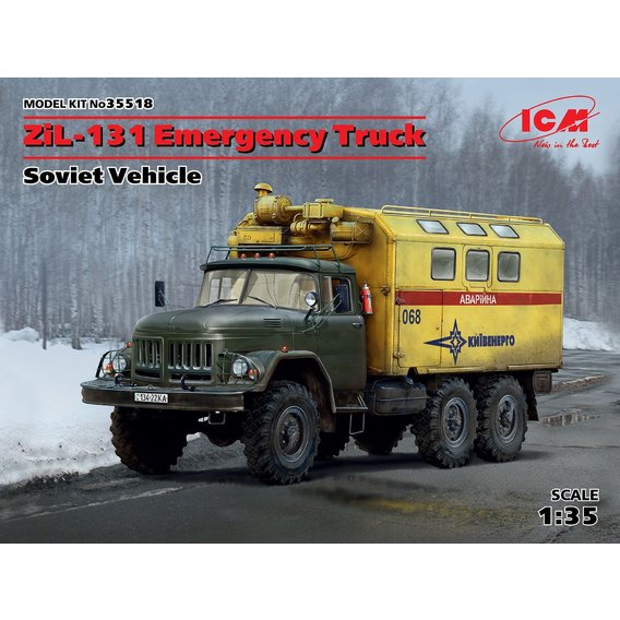 Советский автомобиль ЗиЛ-131 "Аварийная служба"ZiL-131 Emergency Truck, Soviet Vehicle(ICM35518)