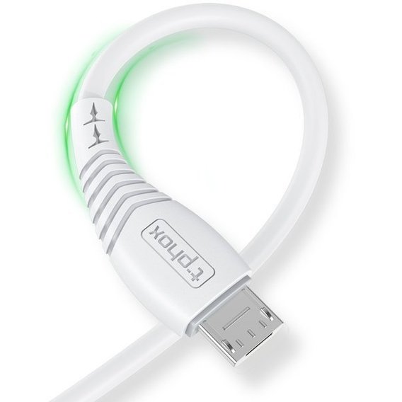 Кабель T-PHOX USB Cable to microUSB Nature 3A 1.2m White (T-M830 White)