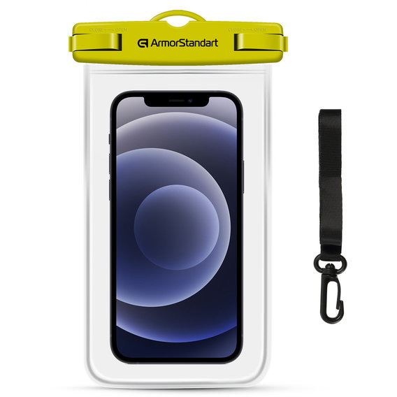 Аксесуар для iPhone ArmorStandart Capsule Waterproof Case 6.9" Yellow (ARM59234) універсальний