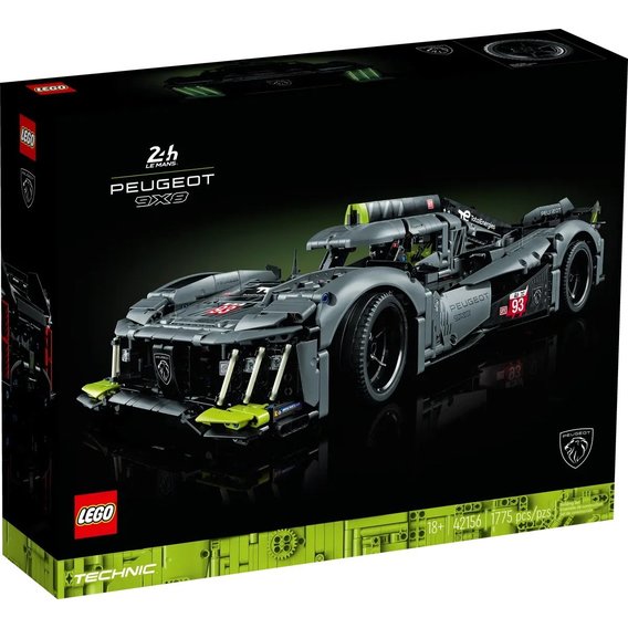 Конструктор LEGO Technic Гибридный гиперкар PEUGEOT 9х8 24H Le Mans (42156)