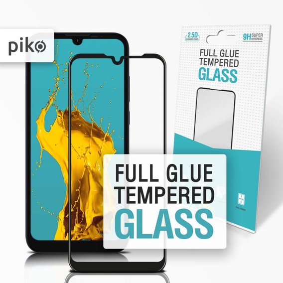 Аксессуар для смартфона Piko Tempered Glass Full Glue Black for Motorola G9 Play
