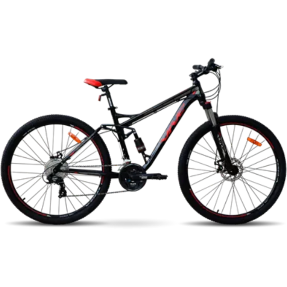 Велосипед Велосипед VNC 2023' 29" HighRider A3 V1A3D-2947-BR L/19"/47см (2756) black (shiny)/red (matt)