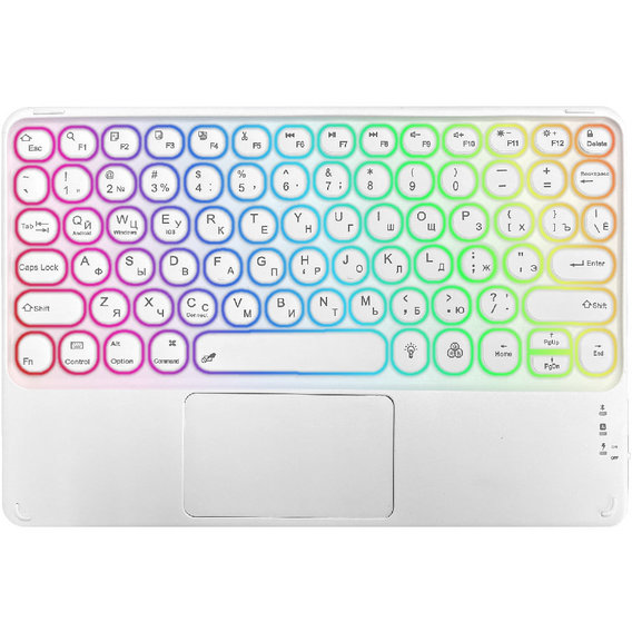 Клавиатура AIRON Easy Tap 2 Bluetooth White (4822352781089)