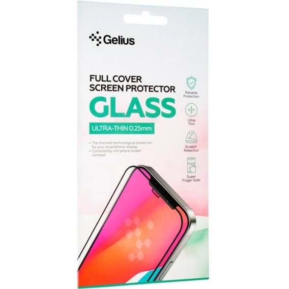 Аксессуар для смартфона Gelius Tempered Glass Full Cover Ultra Thin 0.25mm Black for Samsung S906 Galaxy S22 Plus/S916 Galaxy S23 Plus