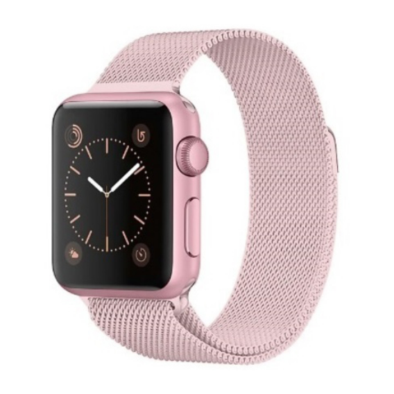Аксессуар для Watch Fashion Milanese Loop Pink Sand for Apple Watch 42/44/45/49mm