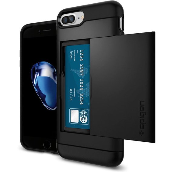 Аксессуар для iPhone Spigen Slim Armor CS Black (Spigen-042CS20455) for iPhone 8/iPhone 7