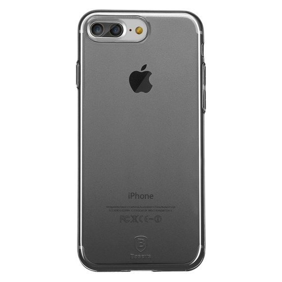 Аксессуар для iPhone Baseus Simple Transparent Black for iPhone 8 Plus/iPhone 7 Plus
