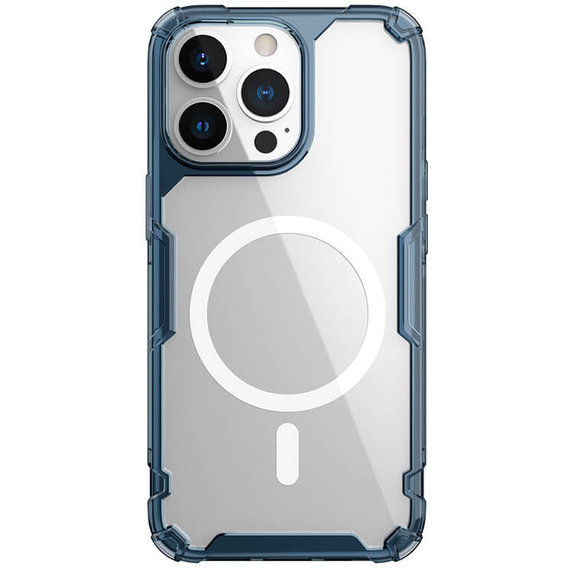 Аксесуар для iPhone Nillkin Nature Pro Magnetic Blue/Clear for iPhone 15 Pro