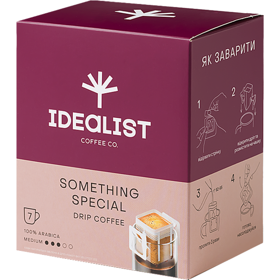 Дріп-кава IDEALIST COFFEE Co Щось особливе 7 шт
