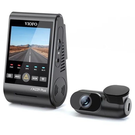 Viofo A229 Plus 2K + 2К с GPS и камерой заднего вида
