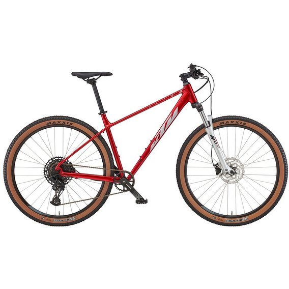 Велосипед Велосипед KTM ULTRA FUN 29" рама XL/53, красный (серебристо-черный), 2022