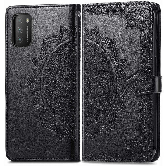 Аксессуар для смартфона Mobile Case Book Cover Art Leather Black for Xiaomi Poco M3