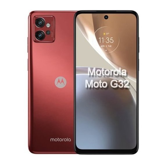 Смартфон Motorola G32 6/128GB Satin Maroon (UA UCRF)