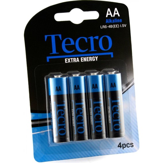 Батарейки Tecro LR6-4B(EE) 4шт