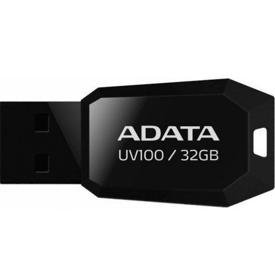 USB-флешка ADATA 32GB UV100 USB 2.0 Black (AUV100-32G-RBK)