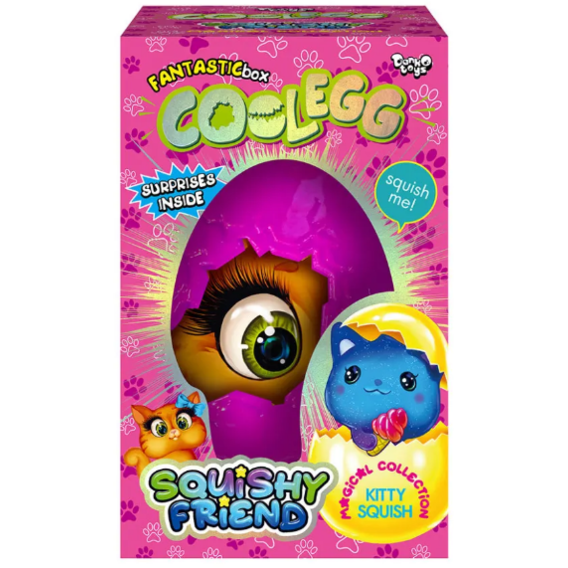 Набір креативної творчості Danko Toys Cool Egg Kitty (CE-02-03)