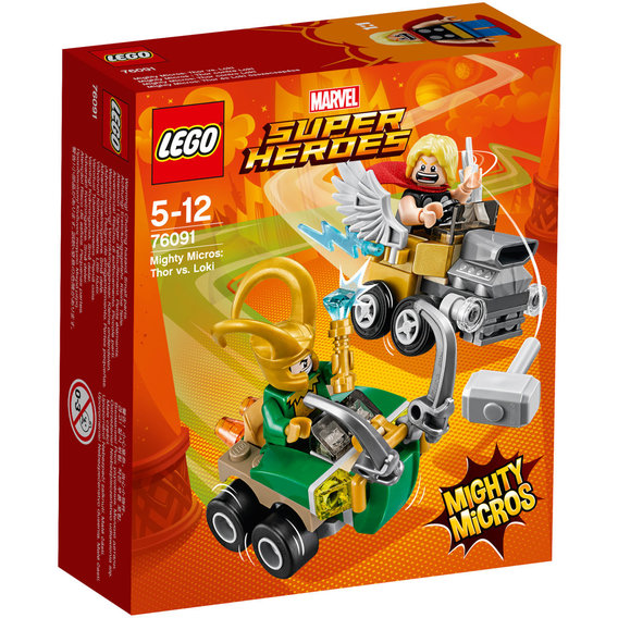 Конструктор LEGO Super Heroes Mighty Micros: Тор против Локи (76091)
