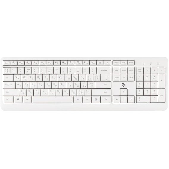 Клавиатура 2E KS220 WL White (2E-KS220WW)