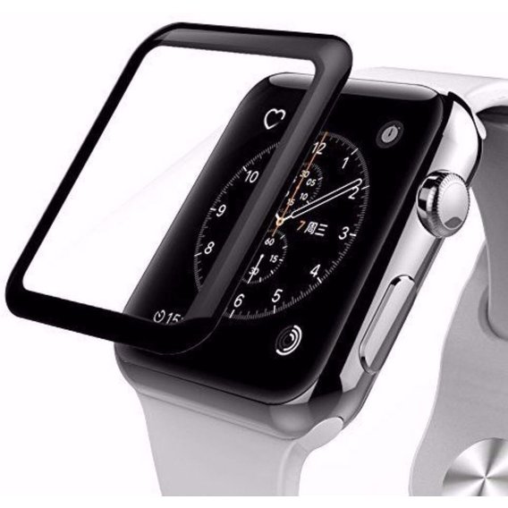 Аксессуар для Watch Tempered Glass Full Cover Black for Apple Watch 42mm